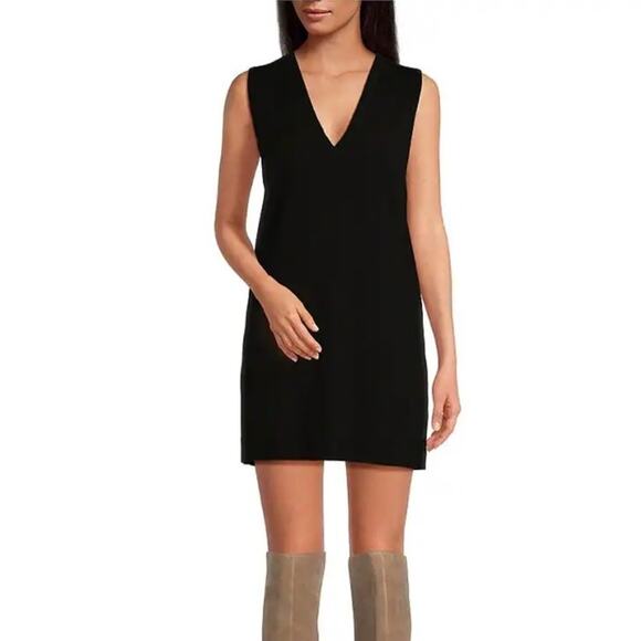 Lauren Ralph Lauren Cashmere & wool black dress size Large - Picture 1 of 14